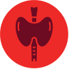Stage 3 NSCLC Hormone Gland Icon