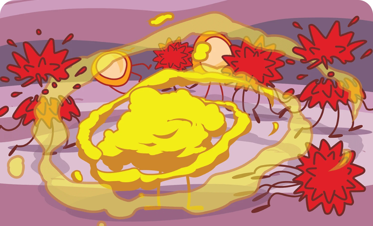 Role of Chemotherapy Destroying Rapidly growing Cells Illustration