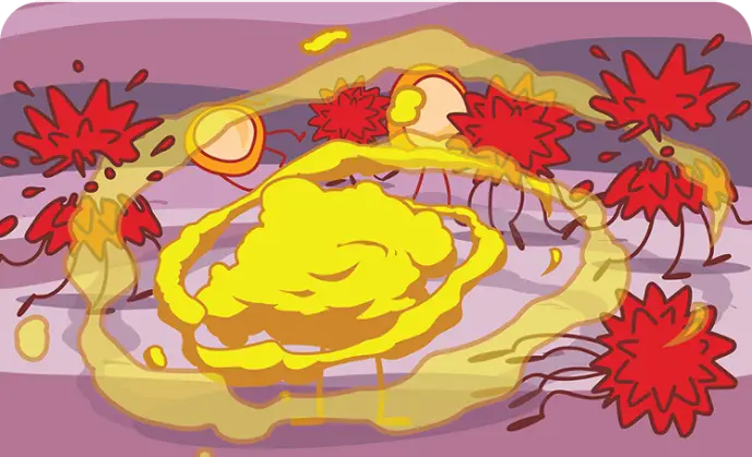 Role of Chemotherapy Destroying Rapidly growing Cells Illustration