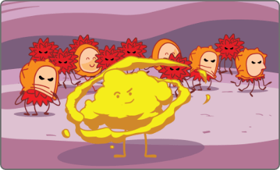 Cancer cells grow abnormally and multiply quickly