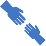 Helping hands icon