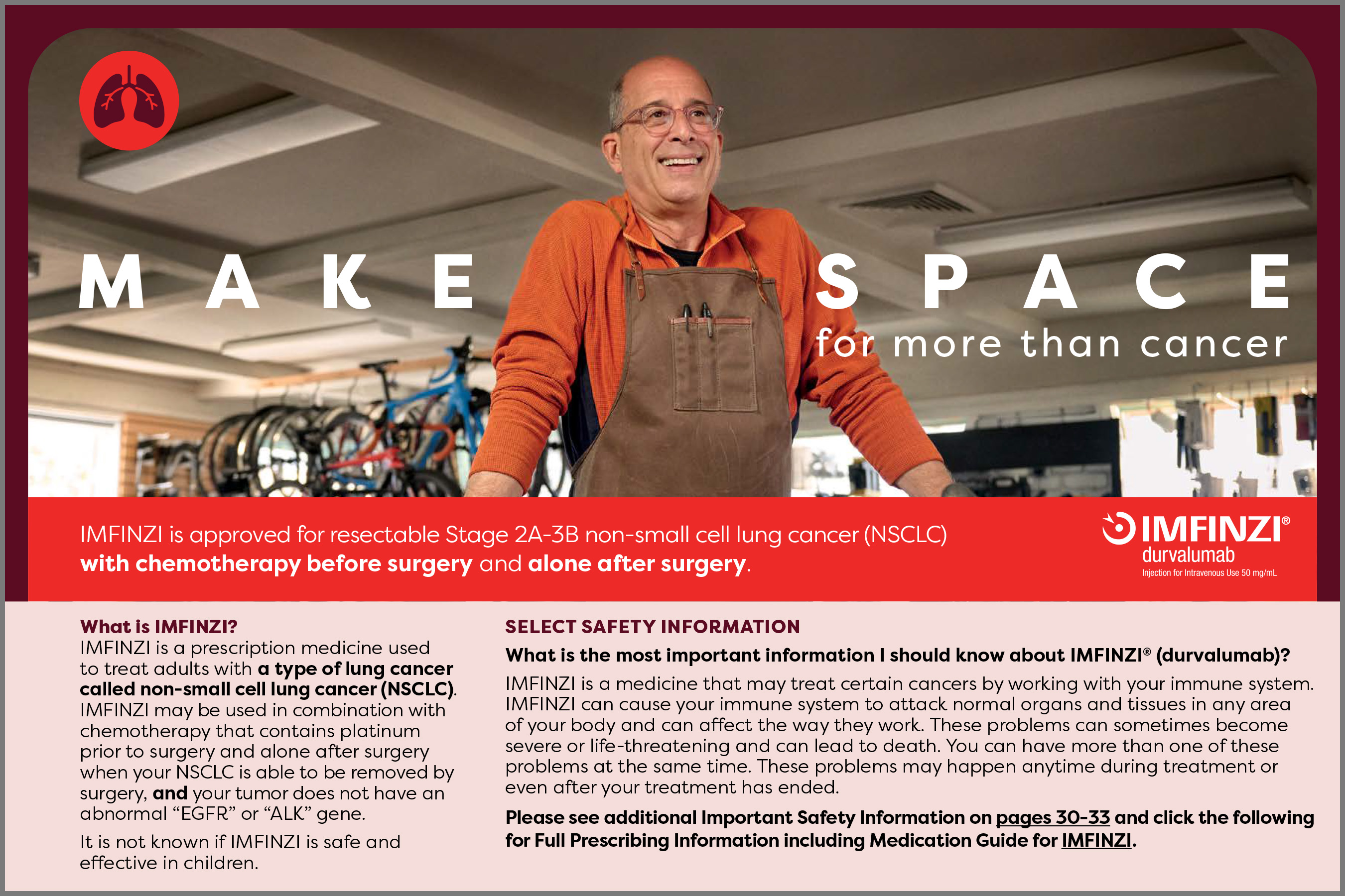 Patient Guide on IMFINZI with Chemotherapy Before Surgery and Alone After Surgery
